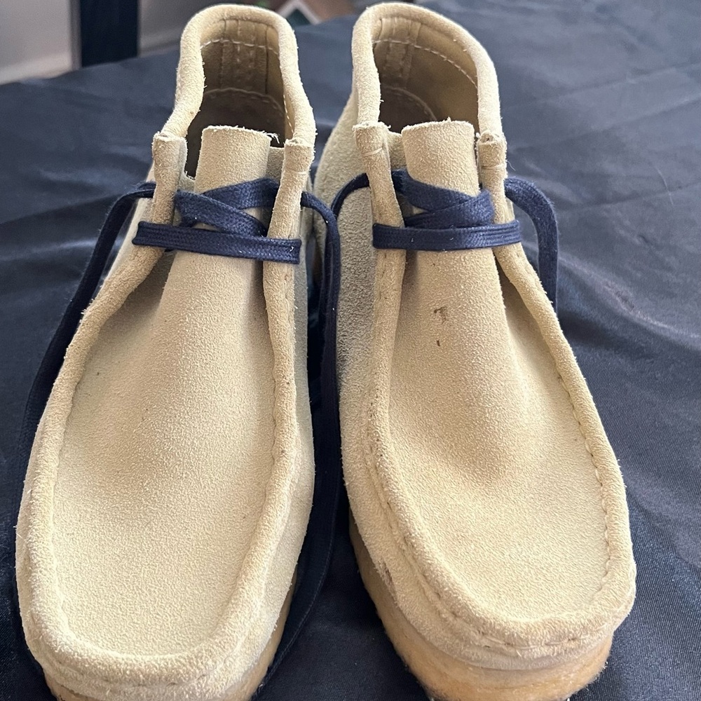 Clarks Beige Suede Women's Shoes